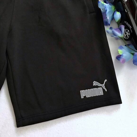 Puma NWT Performance Black Sweat Shorts Men L - Picture 4 of 10